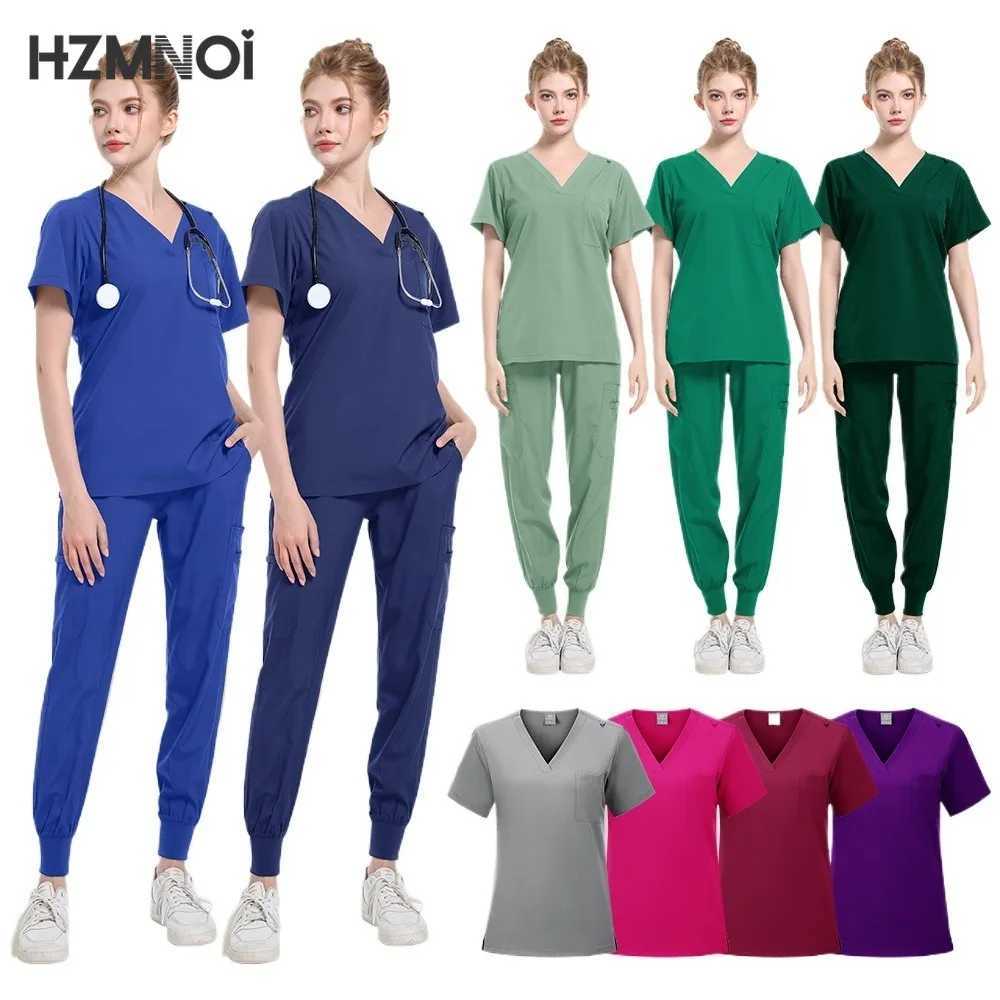 Operating Room Medical Uniform Scrubs Hospital Working Scrubs Set Medical Supplies Nurse Dental Surgery Suit Workwear X250410