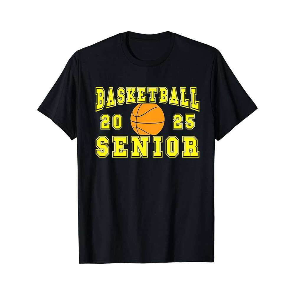 Designer T shirt Basketball Senior Night Basketball Senior 2025 Graduation 19 - 220g T shits