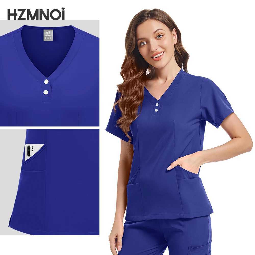 Multicolor Women Wear Scrub Set Doctor Workwear Nurse Scrubs Set Jogger Suit Doctor Hospital Medical Surgical Uniforms X250410
