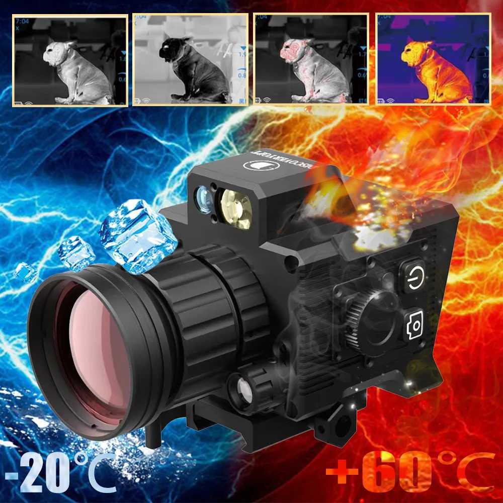 DTS219 Mono Tactical Retina Thermal Imaging 4 Pseudo Color 256x192 Infrared WIFI Anti Shock Hunting Clip Thermal Imaging X250411