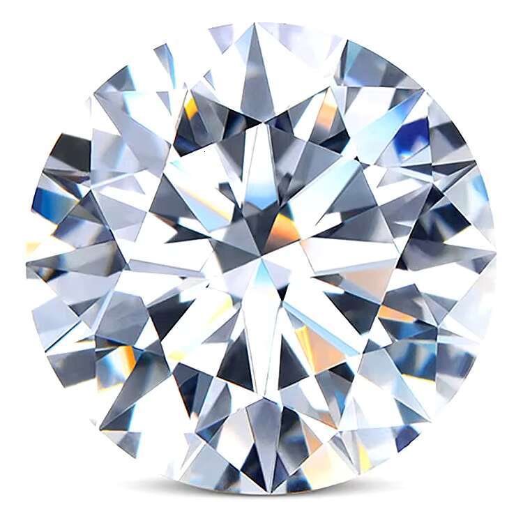 GIA White Loose Round Shape Lab Grown Diamonds 0.72 CT Lab Diamond D VS1 for Engagement Ring or Jewelry Making