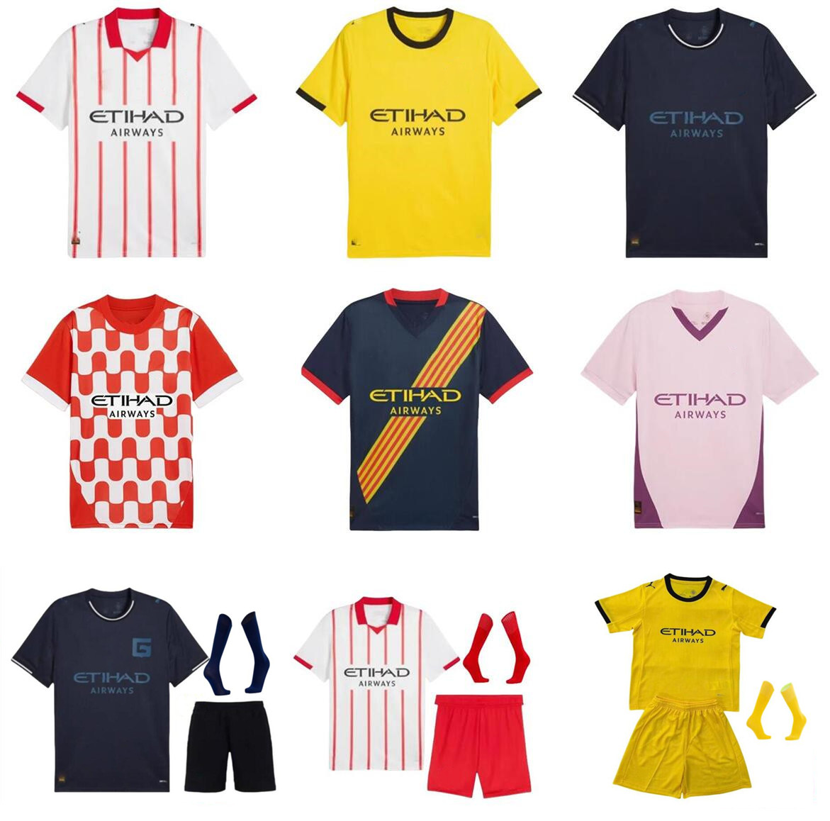 4XL 25 26 Girona Home Away 3th Soccer Jerseys STUANI BRYAN ABEL RUIZ Kit DANJUMA TSYGANKOV ASPRILLA MIOVSKI PORTU HERRERA GARCIA Men Kids football shirts