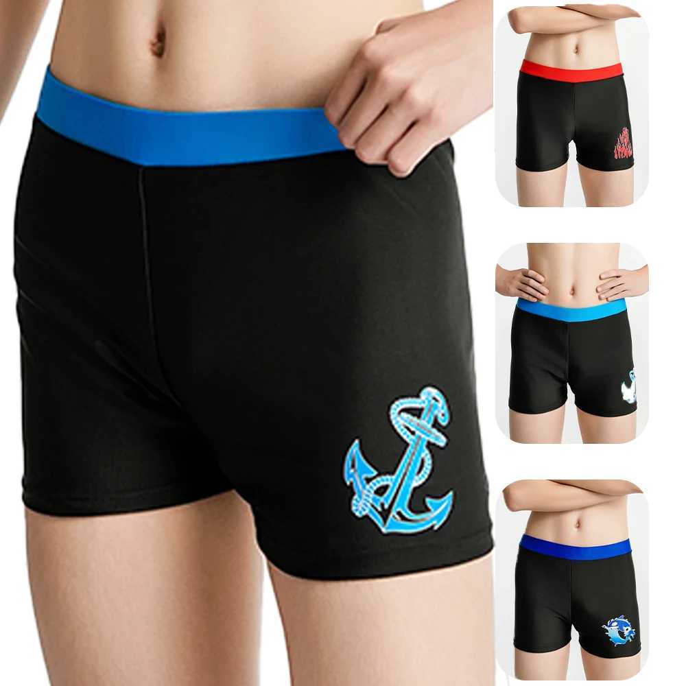 Boy Swimming Relay Children Dolphin Coconut Tree Printed Holiday Swimsuit Summer Childrens Swimsuit Casual Beach Shorts 23-55kgW250410
