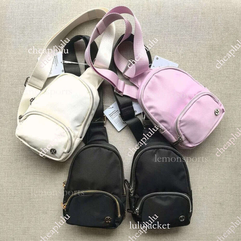 10A yoga Mini Shoulder Bag 4L capacity shoulder bags Nylon underarm dumpling designer luluity lemoner Keychain bag set