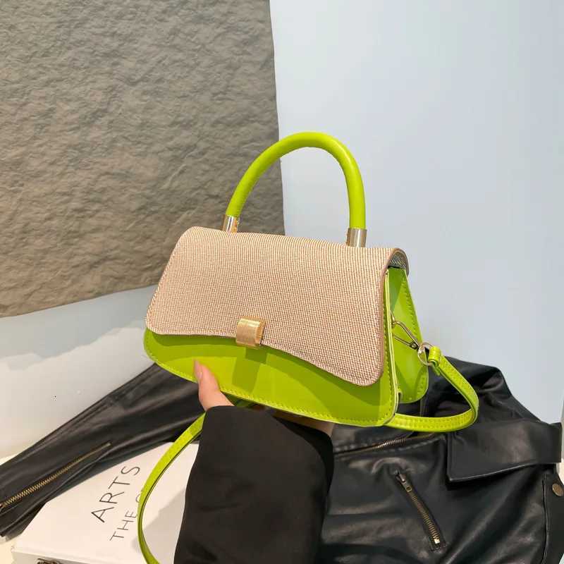 Spring New Women Luxury Handbag Fashionable Crossbody Bag Simple Square Bag Ins Style Shoulder BagT251110