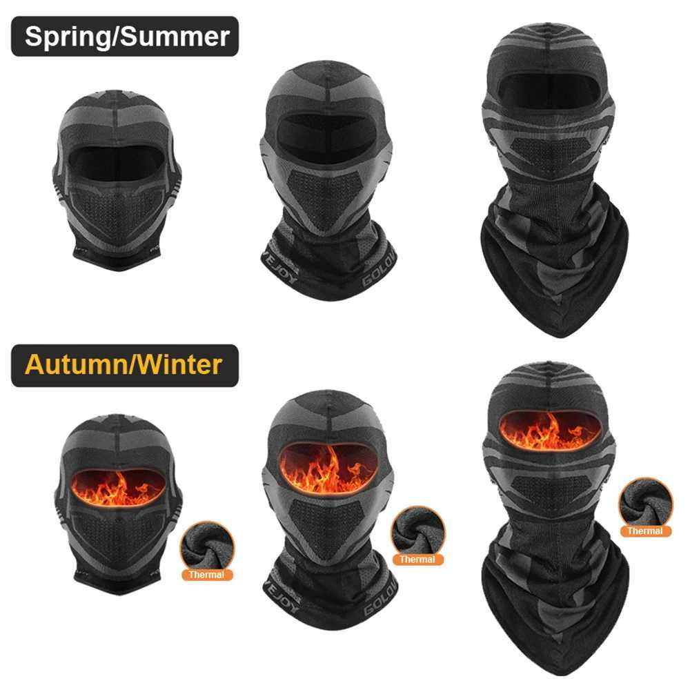 Men Balaclava Motorcycle Face Mask Full Face Winter Cold-proof Ski Mask Motorcycle Cycling Bike Scarf Hat Casco Moto Helmet Hood S251110{category}