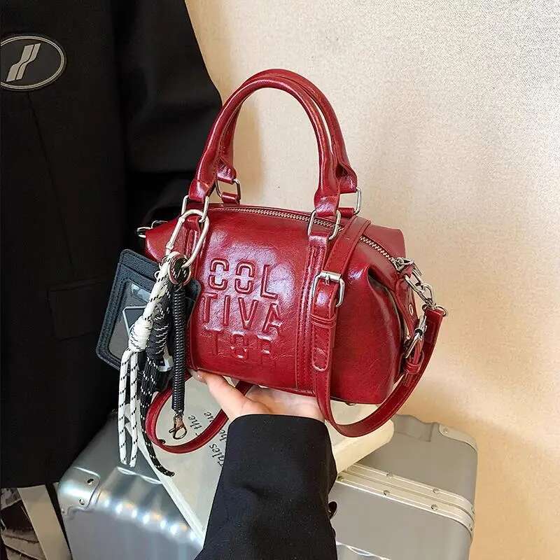 Top-Handle For Women Brand Designer Crossbody Bags With Pendent Large Capacity Pillow Bag Boston Purses And Handbag