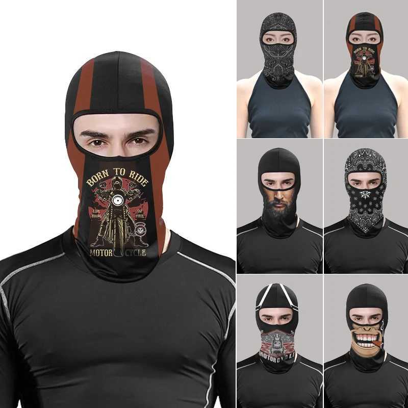 Winter and autumn motorcycle sun protection riding mask full face helmet headgear mask warm anti-cold scarf Summer breathable m S251110