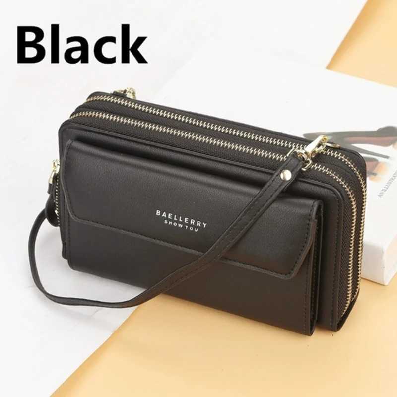Brand Women Long Wallet PU Leather Money Clutch Handbags Big Zipper Purses For Cash Card Holders Shoulder BagsT251110