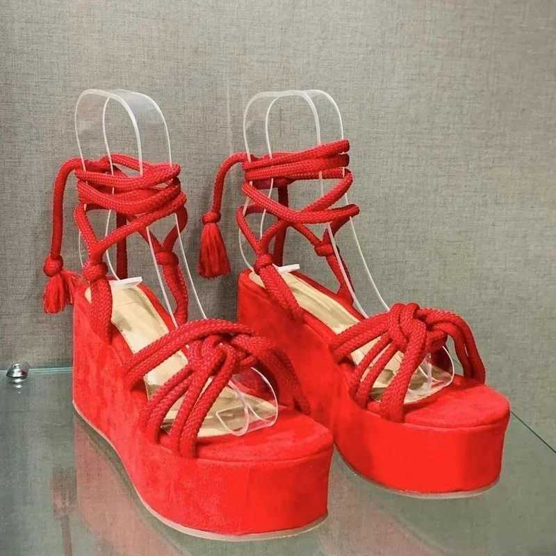 Summer Womens Wedge Sandals Platform Flip Comfortable New Casual Shoes Outdoor Beach Womens Sandals Size 36-43XJ250410