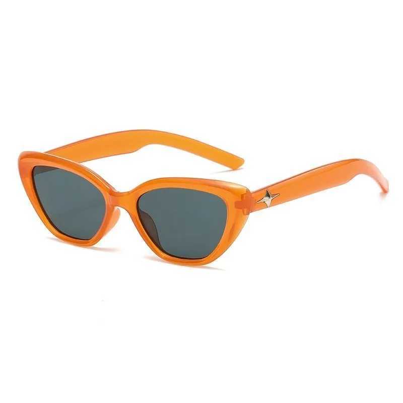 Fashion Sunglasses Hip Hop Shadow Triangle Retro Sunglasses Cat Eye Aesthetics Womens GlassesT2504112