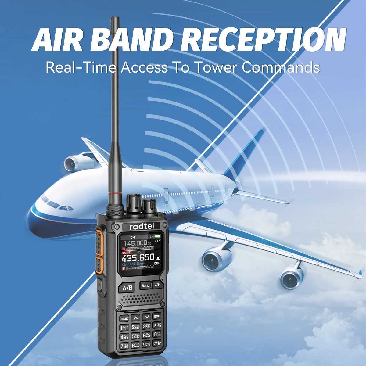 Radtel RT-920 10W Walkie Talkie Long Range SW MW LW AM SSB CB Receive Wireless Phone Programming Ham Ra HF NOAA H251111