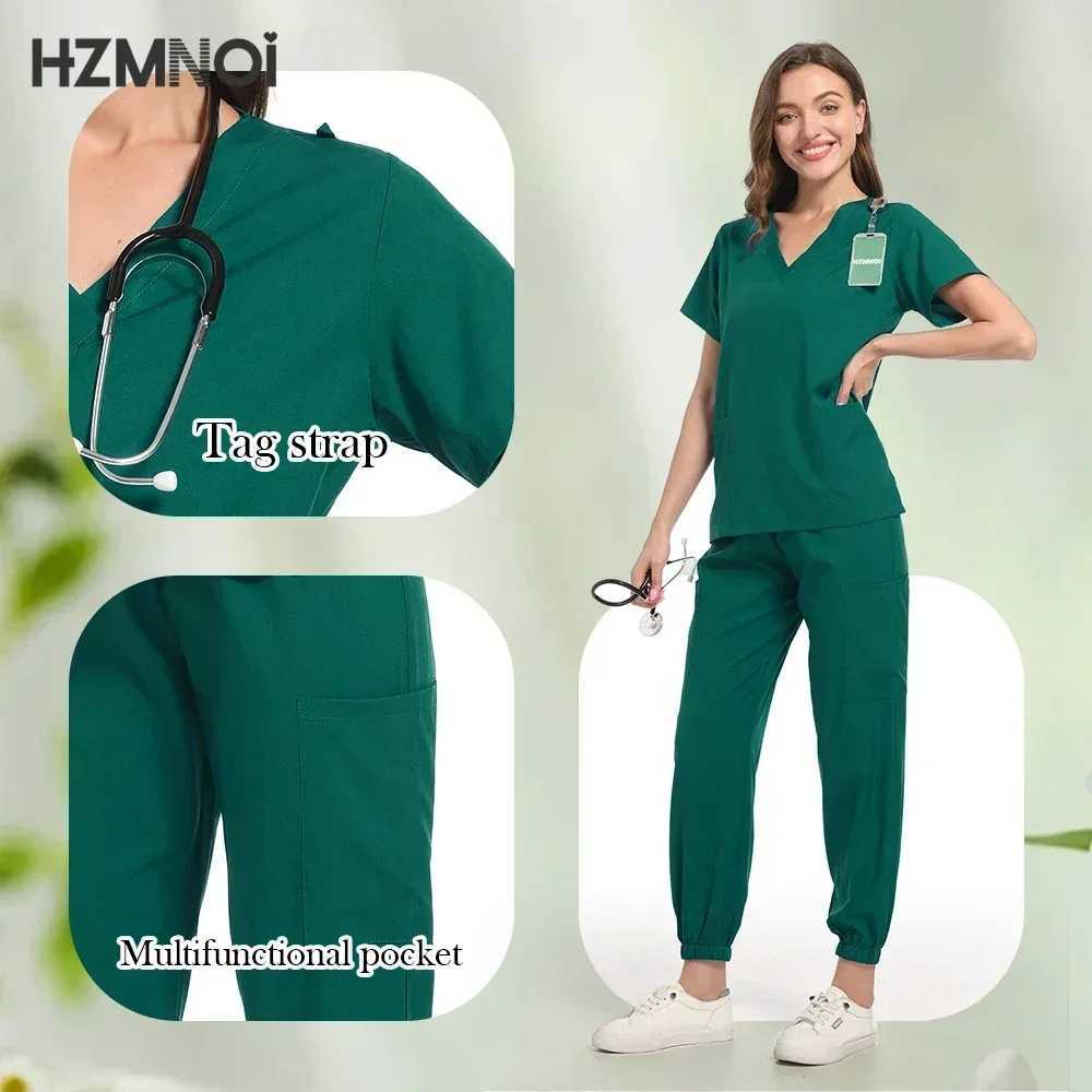 New Surgical Uniforms Woman Work Suit Medical Scrub Set Doctor Nurse Clinical Clothes Hospital Accessories High-quty Workwear X250410