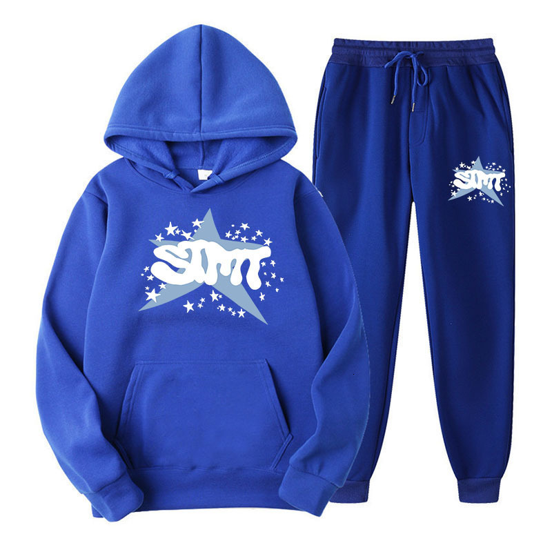 2 Pcs Tracksuit Coords Y2K Retro Men Balaclava Hoodie Embroidery Pattern Streetwear Dark Unisex Oversized Masked Sweatshirt Set 250910