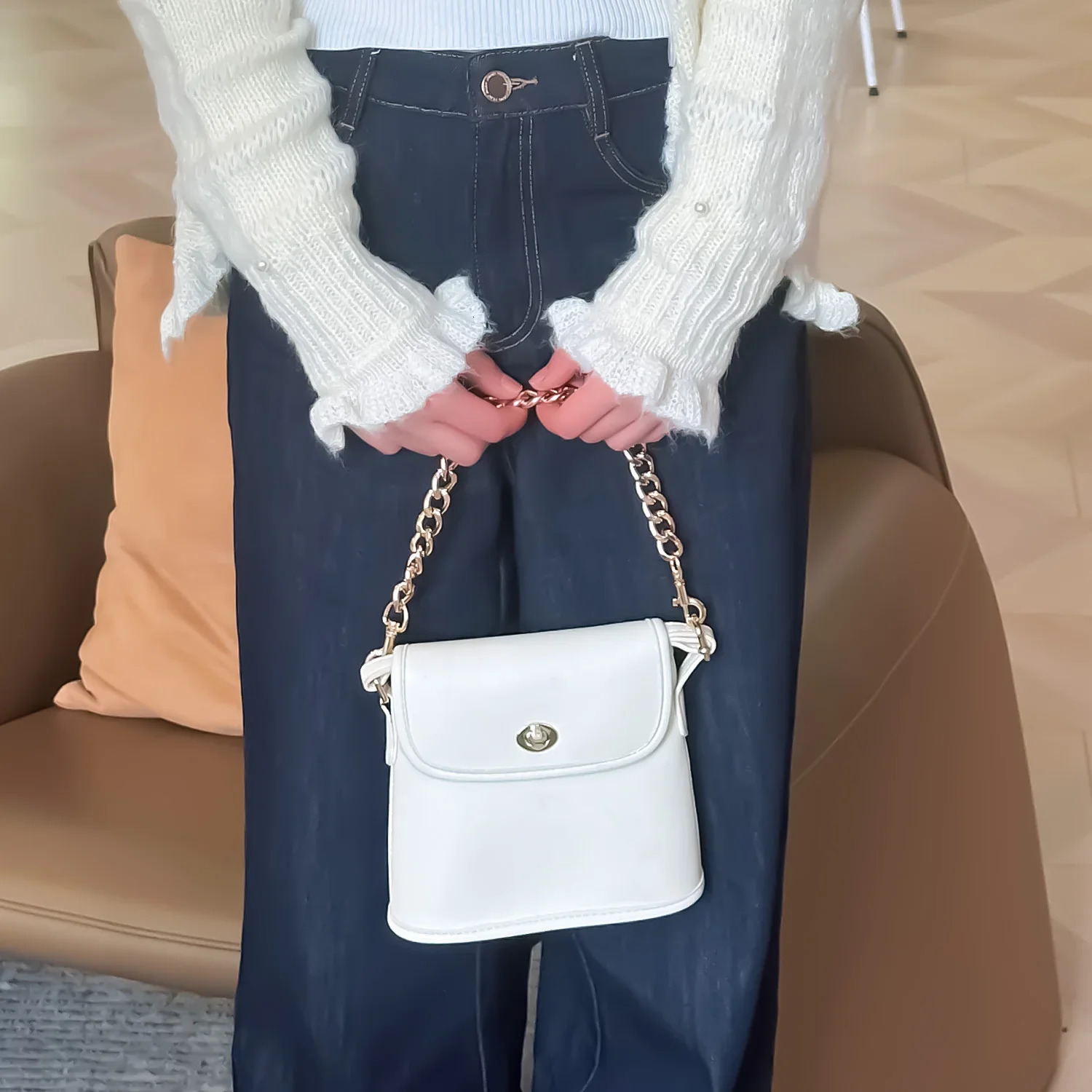 Aluminum Purse Stap Chain Bag Chains Straps Replacement Handbag Accessories Decoration 251110