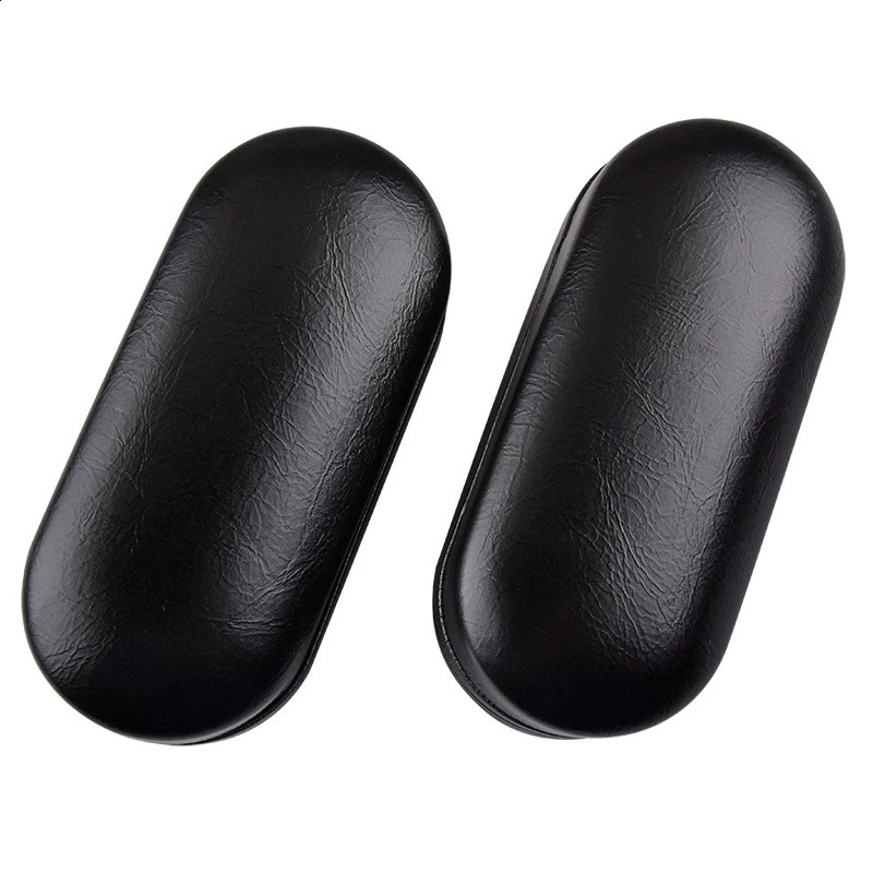 High quality multifunctional double-layer metal glasses case kit bracket box dual-use leather reading glasses case 250409