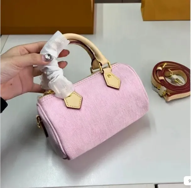 designer bag Light luxury genuine leather High quality casual Boston bag versatile classic vintage handbag for woman