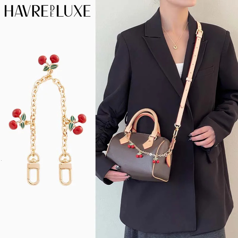 Fashion cherry chain for womens bag decoration chain accessories bag extension chain bag accessories 251110