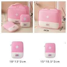 3 Pcs/set Home Portable Storage Bag Camping Emergency First Aid Kit Organizer Travel Bag For Home And Outdoor 251110