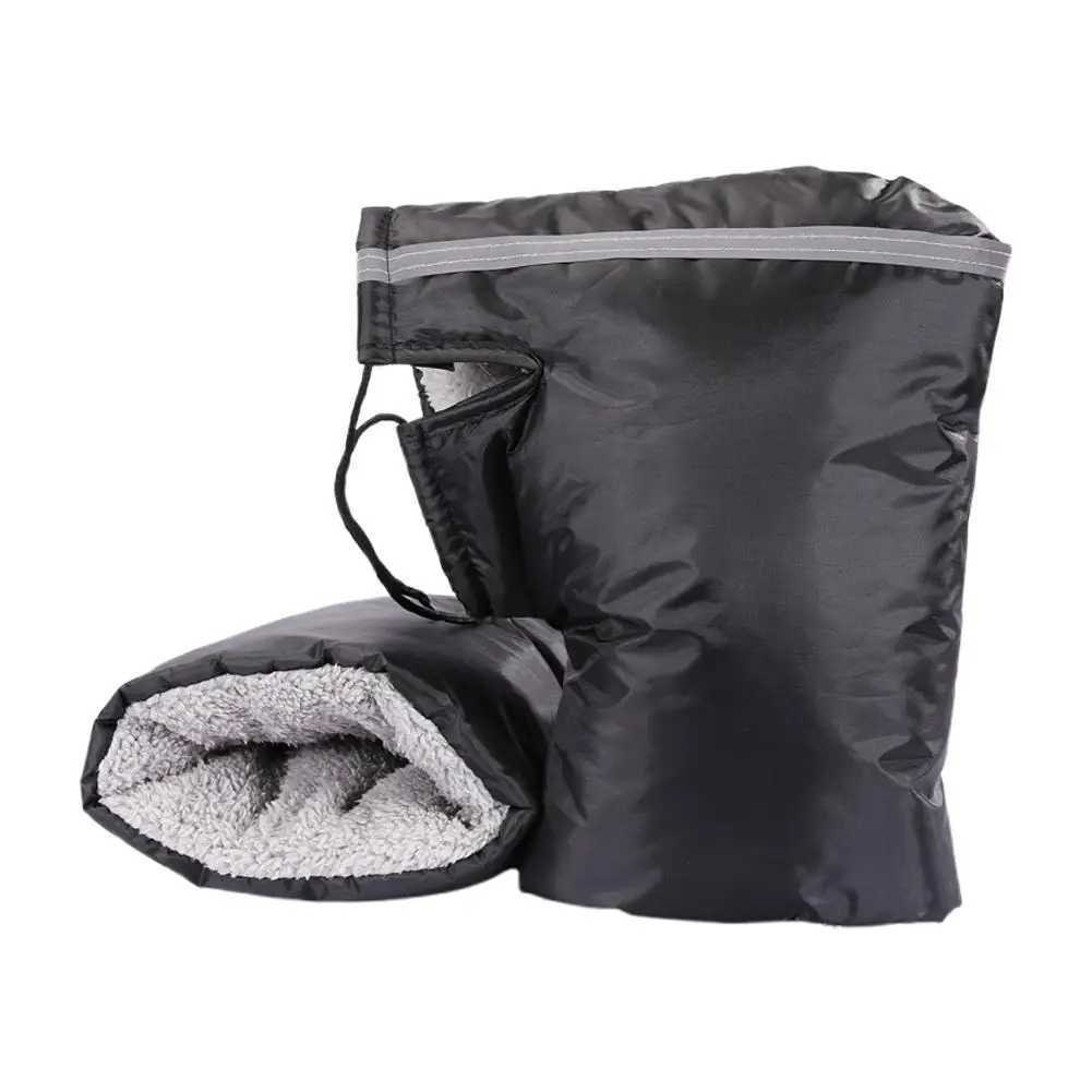 Motorcycles Handlebar Gloves Universal Snowmobile Handle Grip Gloves Winter Rider Gloves Waterproof Windproof Warm accessories S25118{category}