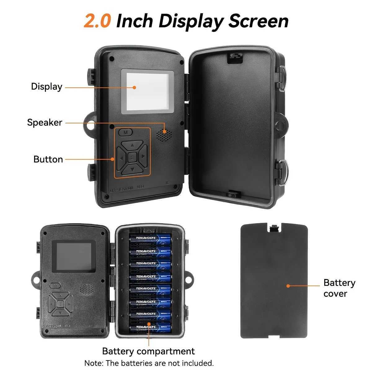 Hunting camera wild infrared night vision outdoor sports trajectory game camera activation tracking photo trap camera wild surveillance X2504111