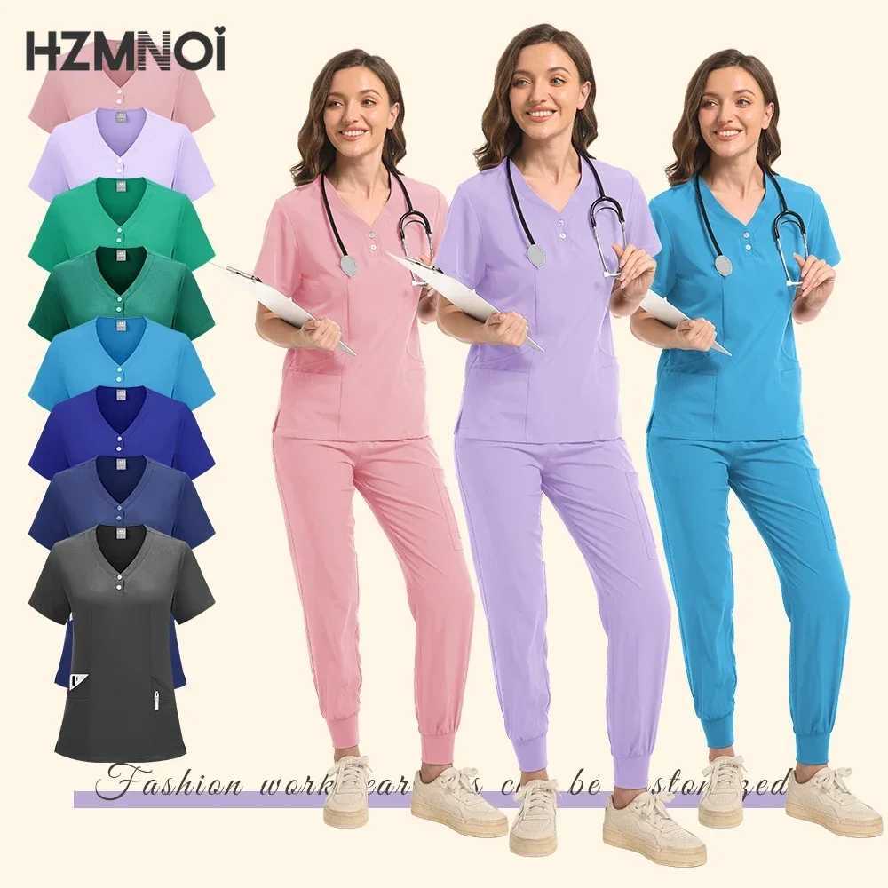 Hospital Surgery Clothing Medical Uniforms Women Scrubs Sets Doctors Nurses Accessories Dental Clinic Beauty Spa Work Clothes X250410