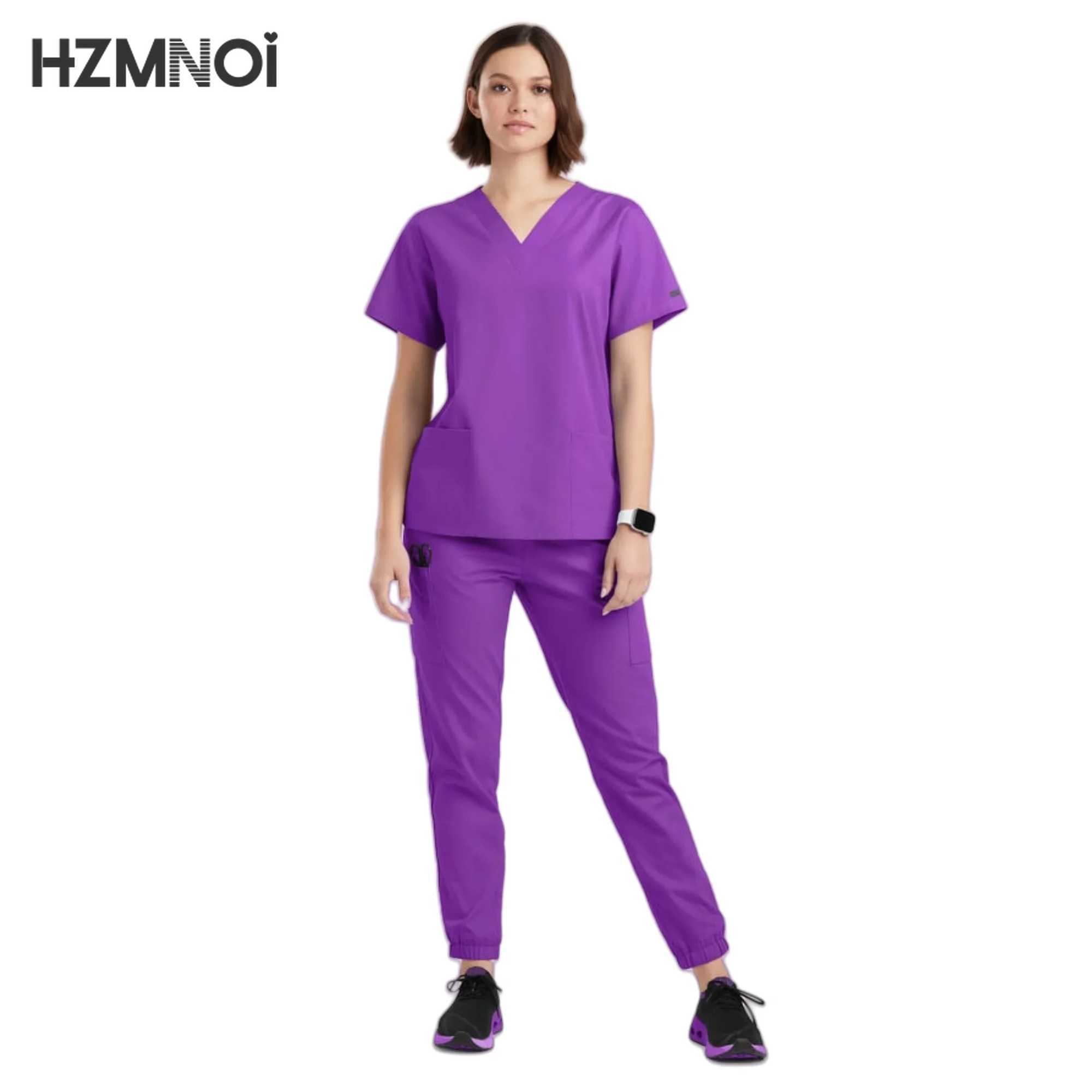 Doctors and Nurses in Beauty Sn Set Hospital Dental Clinic and Operating RoomStylish Medical Work Uniform Set X250410