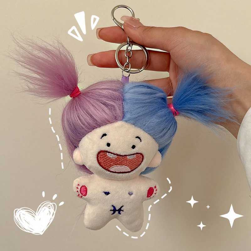 12 Zodiac Keychain Fun 12 Zodiac Toothless Doll Creative DIY Decoration Charter Key Pendant Birthday Gift W250411