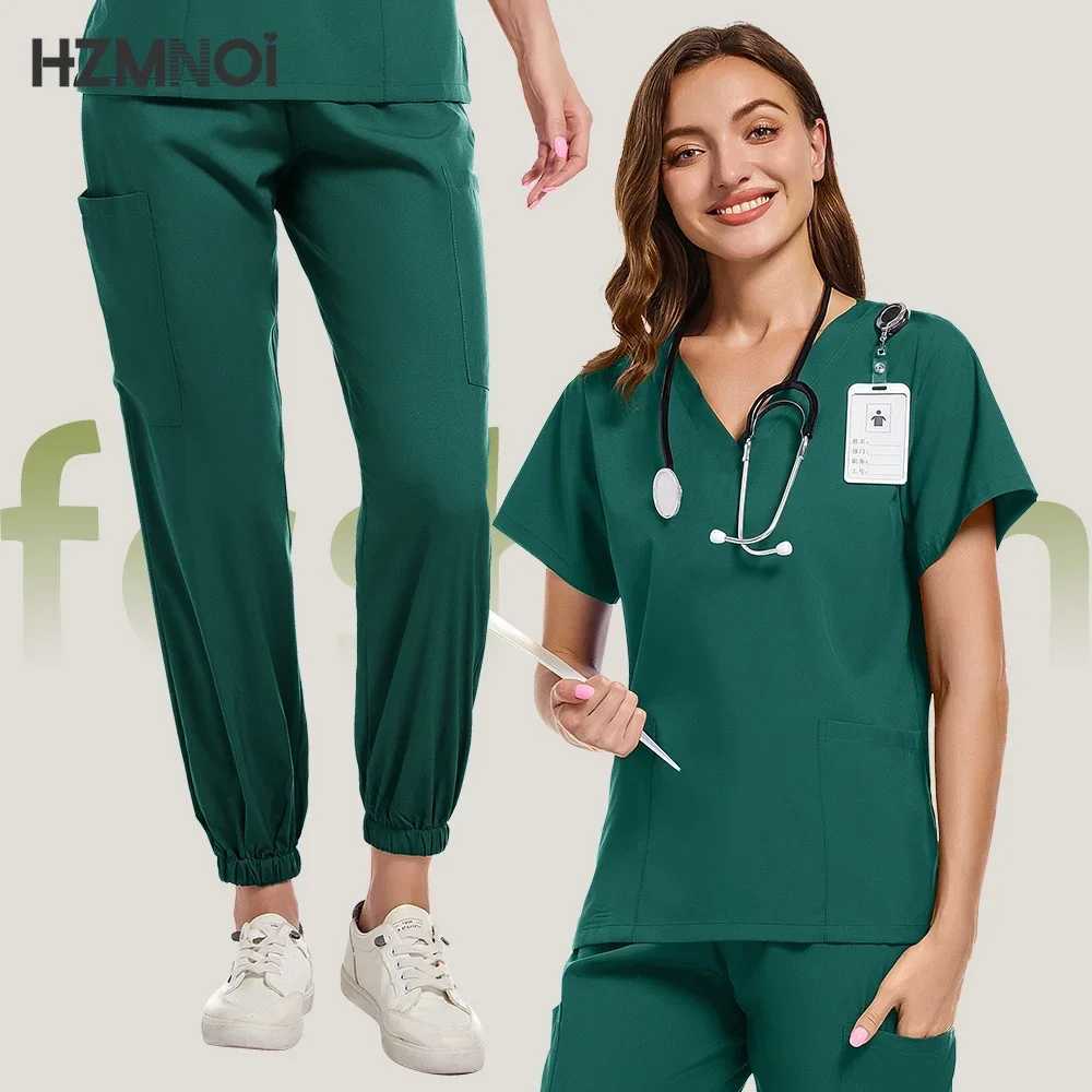 Hospital Surgical Clothes Medical Uniform Women Scrub Set Doctor Nurse Accessories Dental Clinic Scrub Set Beauty Sn Workwear X250410