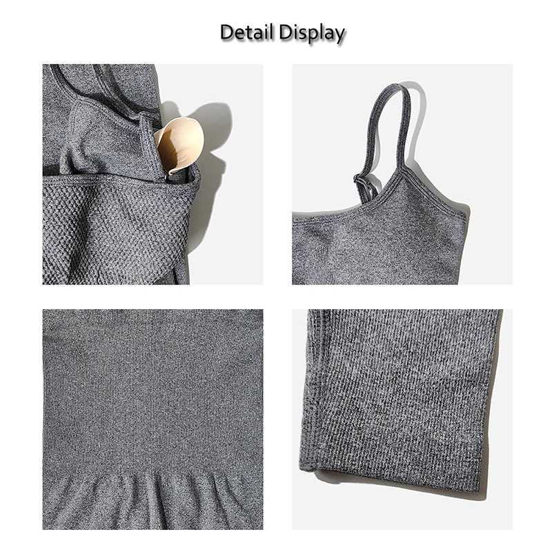 Womens track yoga set seamless jumpsuit one-piece fitness exercise jumpsuit sportswear gym set womens fitness suitW250411
