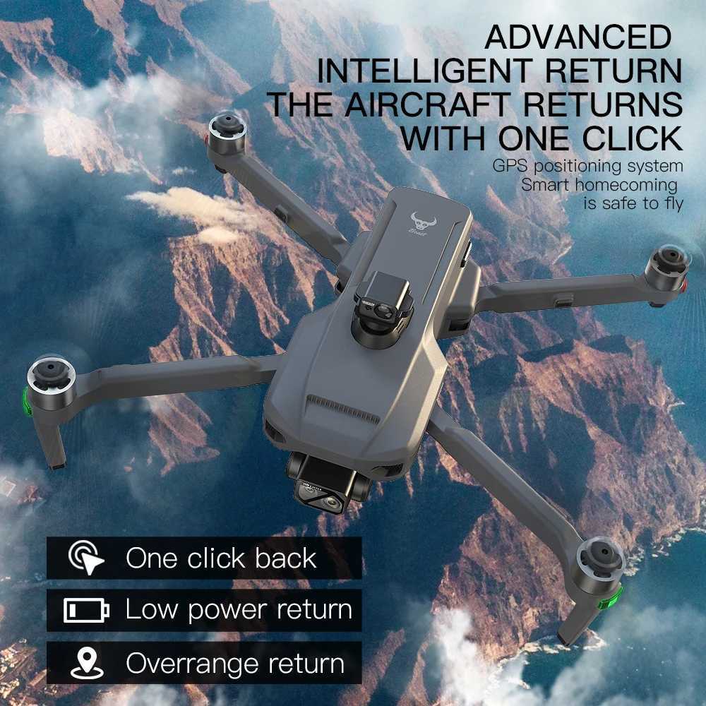 SVRC SG909 Maximum Drone 4K Camera 3-axis Universal Joint WIFI Obstacle Avoidance Touch Sn FPV Brushless EIS SG909 RC Four Helicopter ToyXJ250411