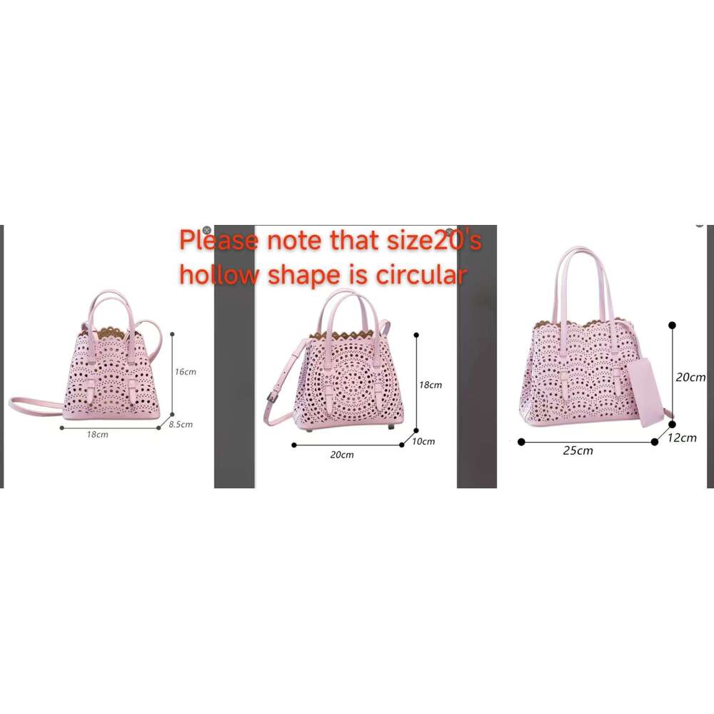 Bag Designer Shoulder Women's Handbag Hollow Bag For Spring Festival New Fashion Real Leather Carved Bags