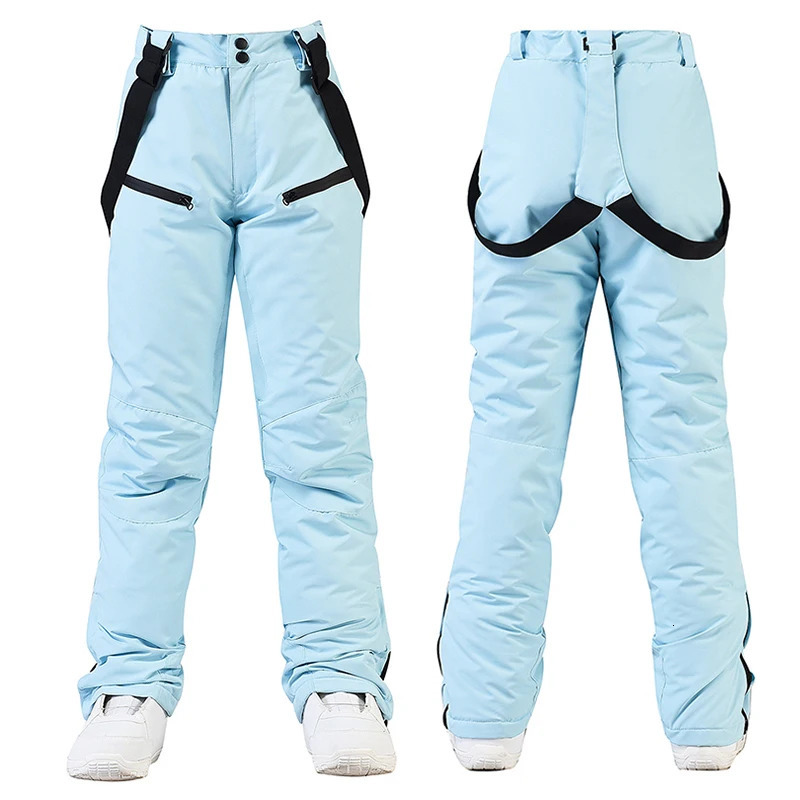 -30 Large Size Ski Pants Men Women Couple High Quality Windproof Waterproof Warm Snow Trousers Winter Ski Snowboard Pants 251107