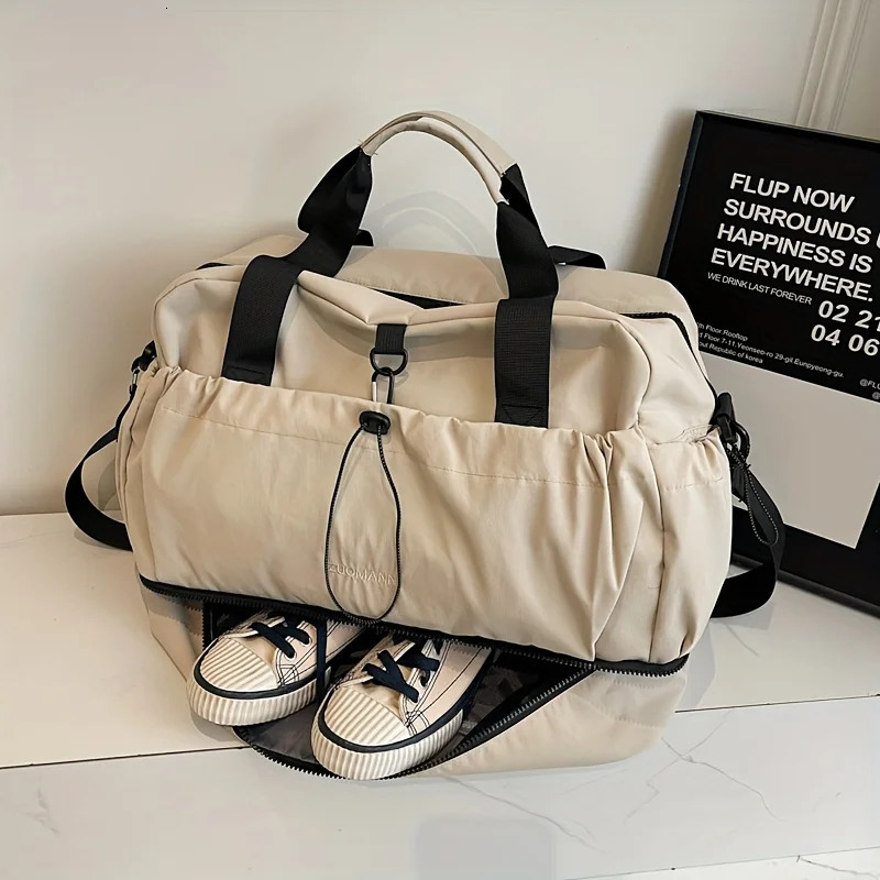 Large Travel Bag - Spacious lightweight durable With adjustable strap pockets Perfect for travel commute 251110