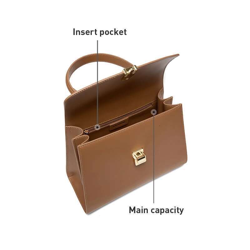 LA FESTIN 2024 New Handbag Women Designer Square Large Capacity Fashion Ladies Bags Leather Bag