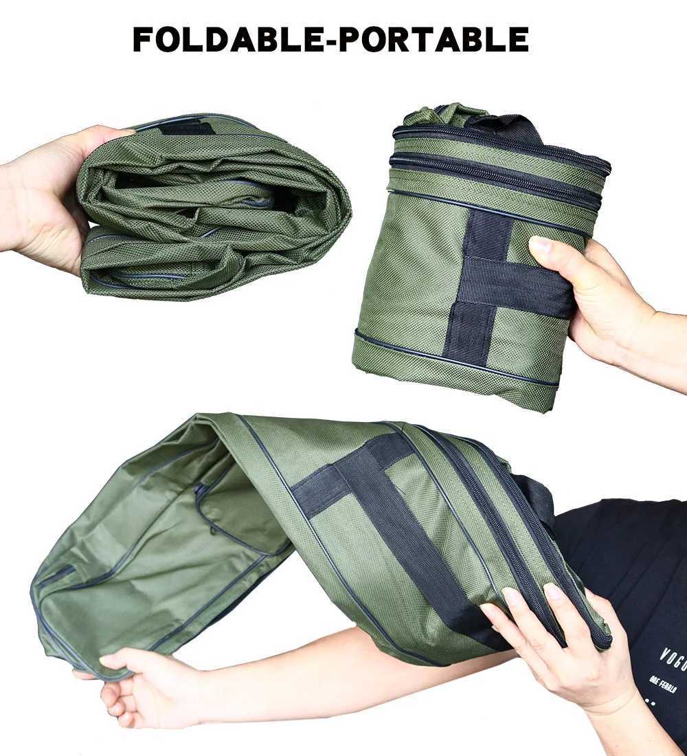 Portable Fishing Bags Fishing Tackle Case Multifunctional Fishing Rod Bags 60CM 122CM 152CM 182CM 2/3Layers Large Capacity Bag Z250411