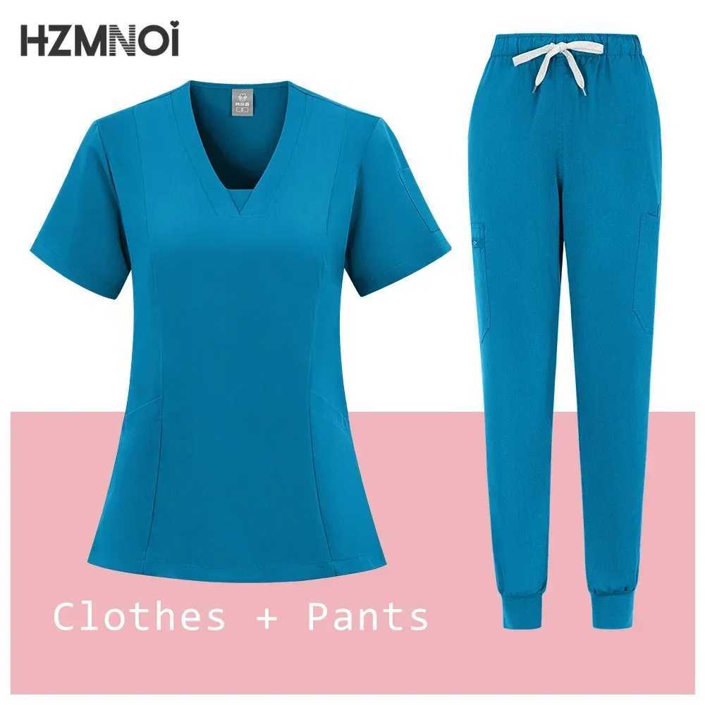 Surgical Uniform Woman Medical Nurse Scrub Set Beauty Sn Workwear Clinical Doctor Work Clothes Nursing Accessories Tunic Suit X250410
