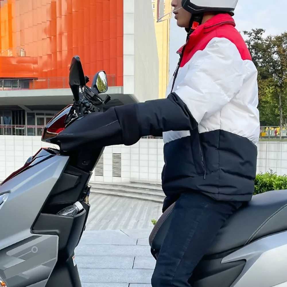 Winter motorcycle riding with plush warm handle cover suitable for motorcycle scooters S25118