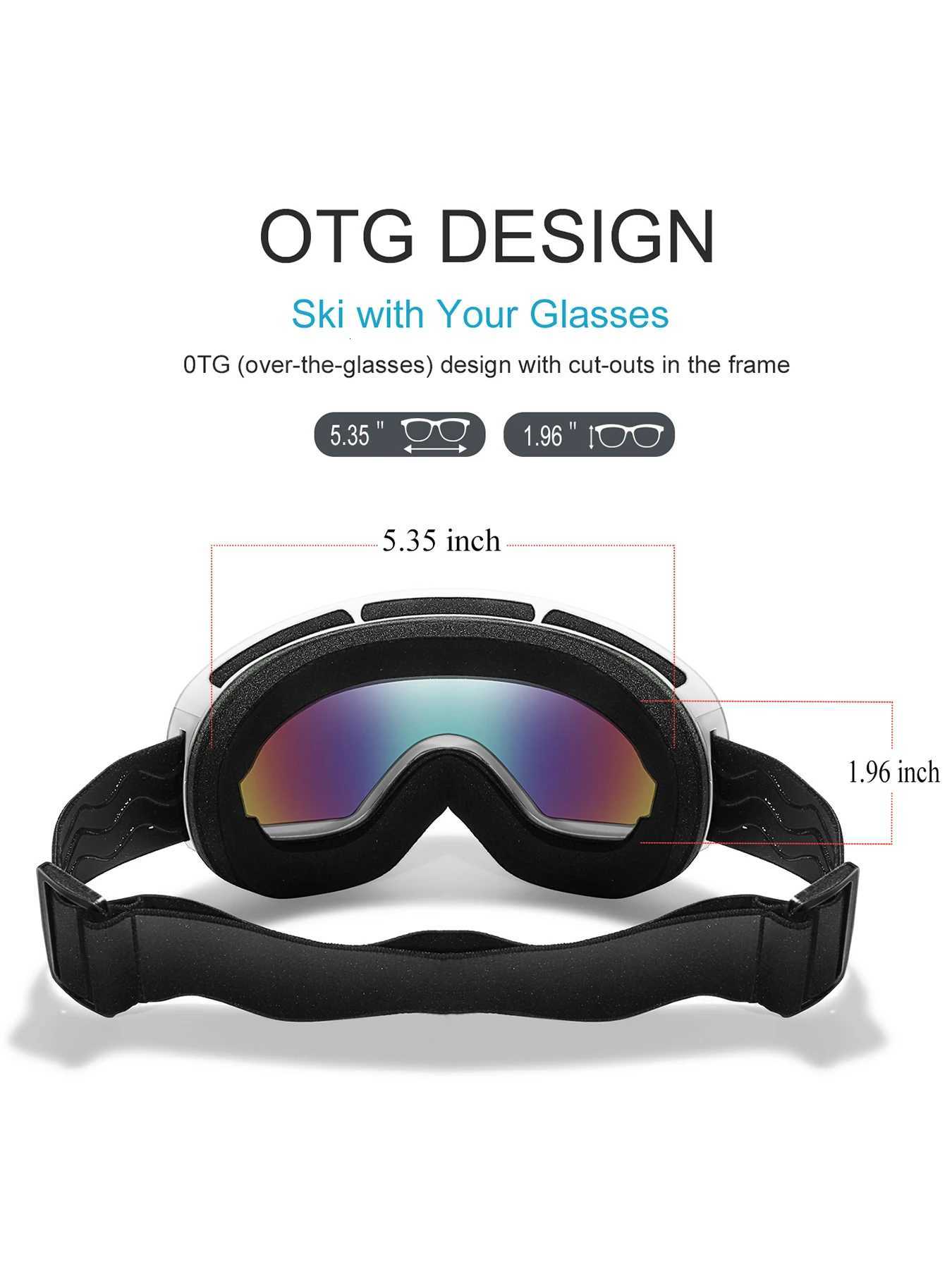 Classics Ski Goggles Double Layers Anti-fog Big Ski Glasses UV400 Skiing Mask Snowboard Men Women Winter Sports Snow Goggles K251110