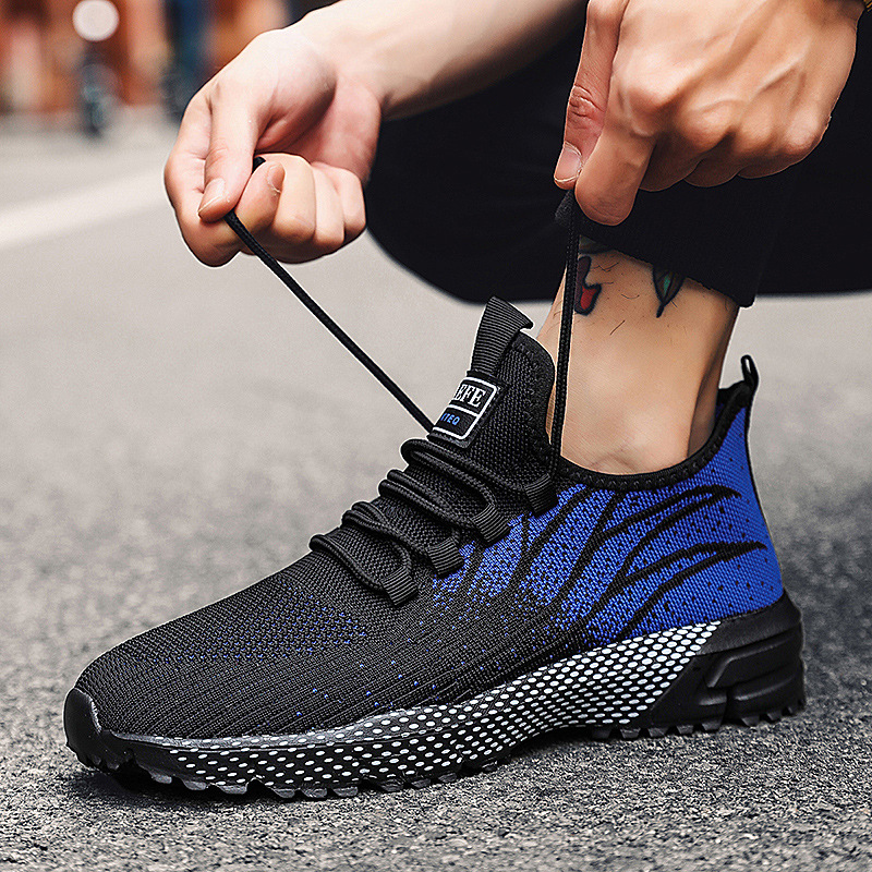 Free shipping designer sport shoe plus size men black comfortable breathable wear-resisting outdoor casual shoe classics