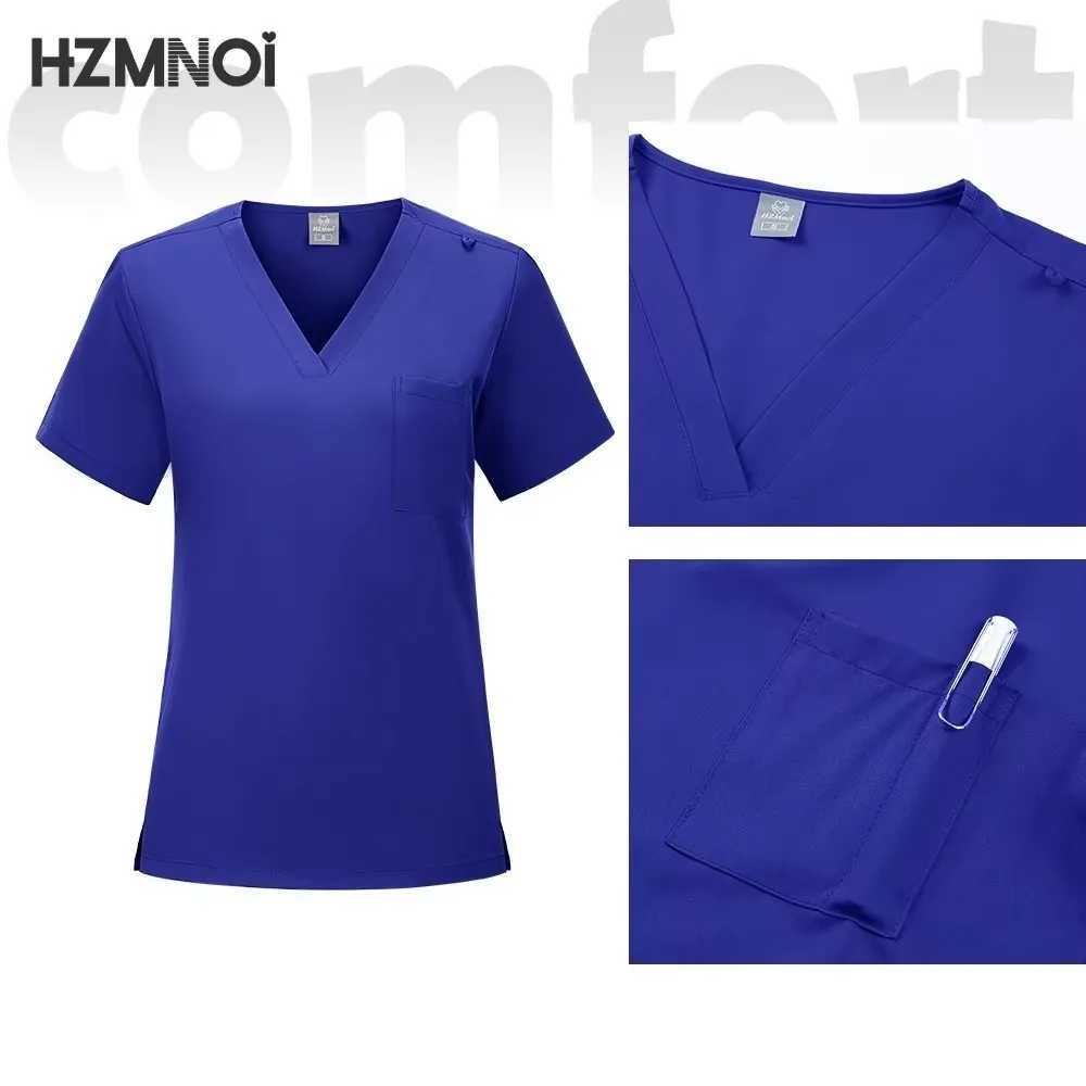 New Nurse Uniforms Women Men Casual Jogger Pants Set Pharmacy Work Clothes Medical Hospital Doctor Nursing Uniform High-end Suit X250410