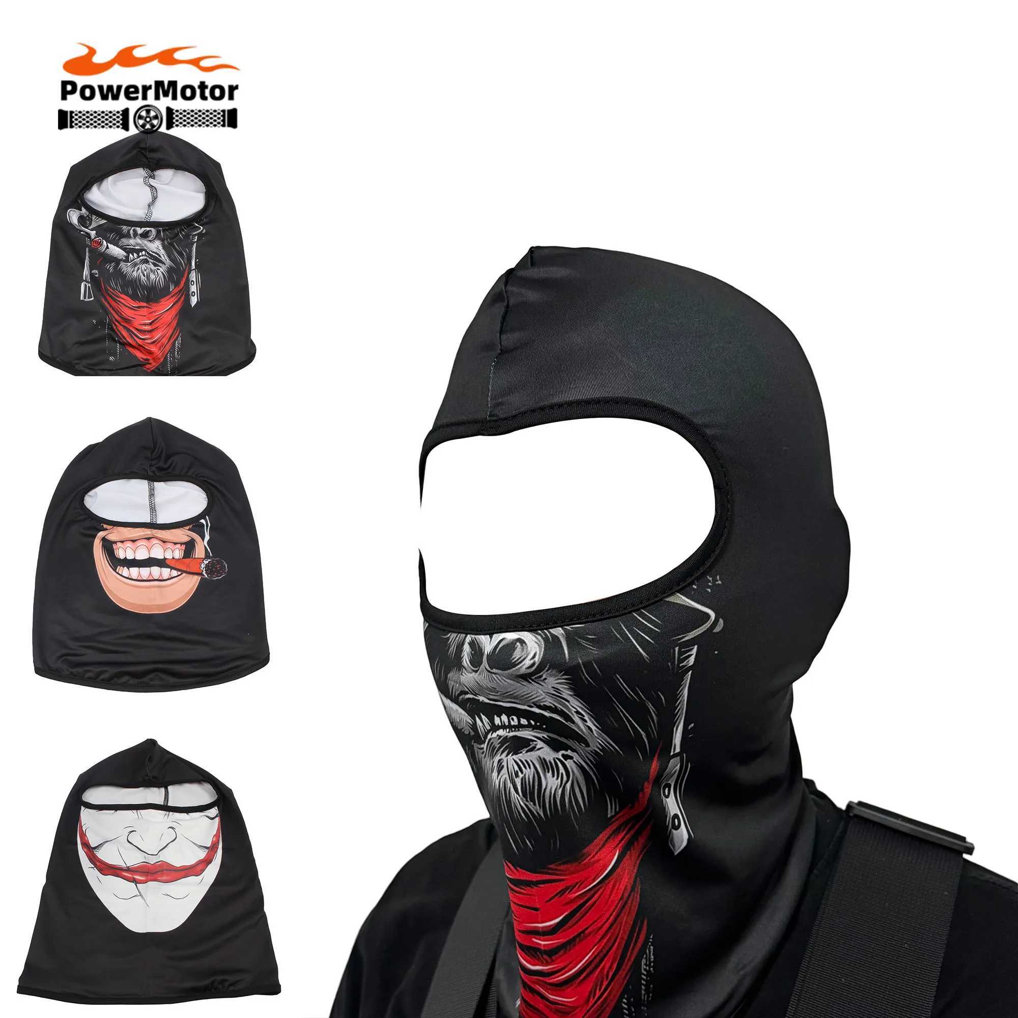 Outdoor Motorcycle Motobike Windproof Sunblock Dust Face Mask Headscarf Summer Men Women Skull Graffiti Mask S251110