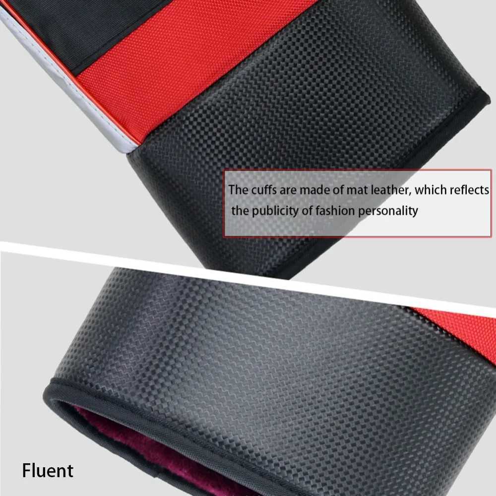 Warm Windproof Motorcycle Handlebar Covers Winter Grips For E-Bikes Scooters Cold Weather Riding Protection Pair Handlebar Muffs S25118