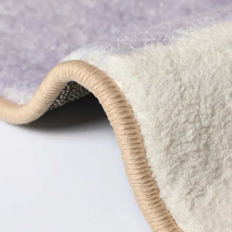 Irregular Shapes Rugs for Bedroom Home Washable Floor Mat French Style Living Room Decoration Thick Plush Carpet Fluffy Soft Rug Y251110