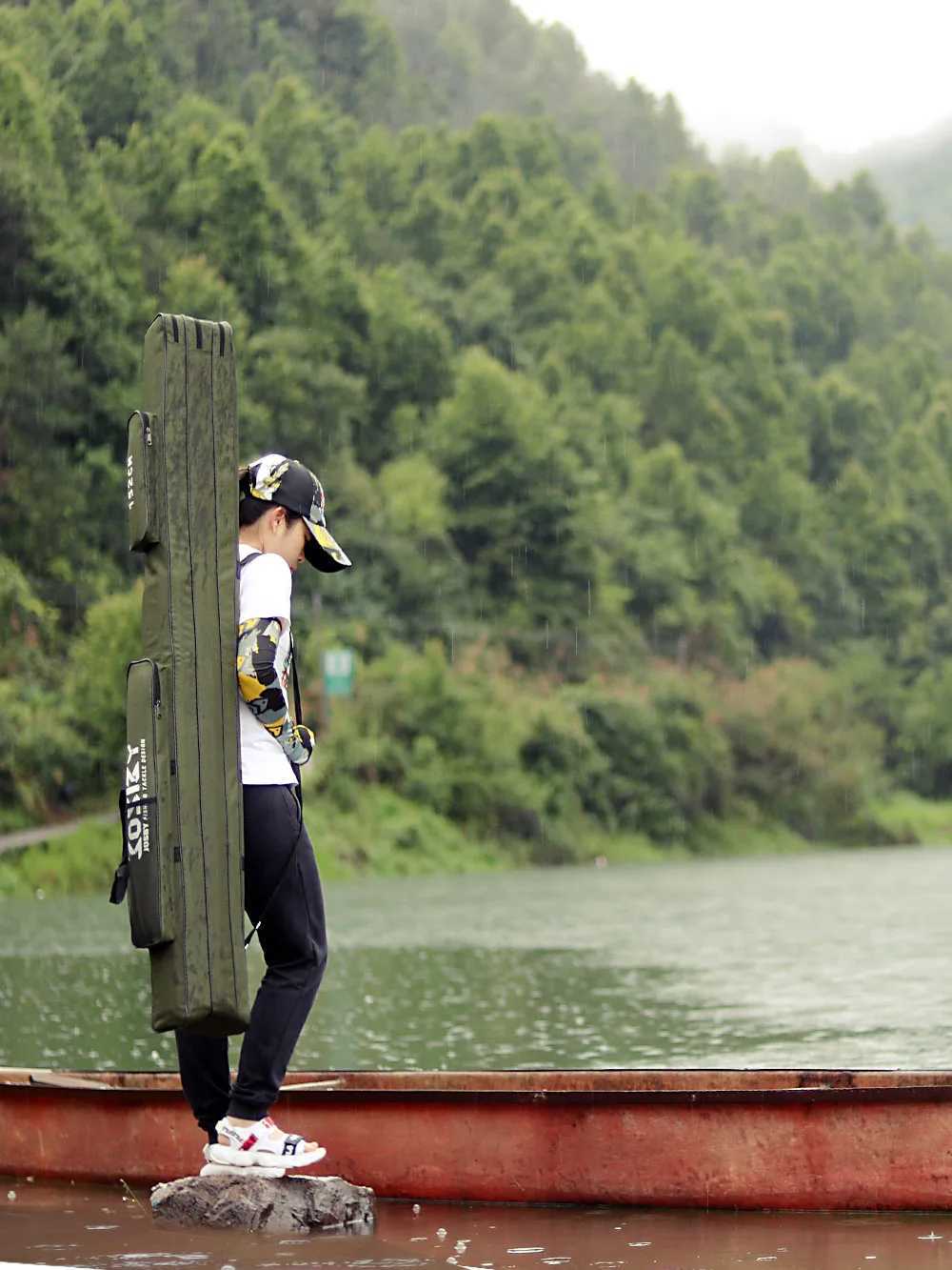Portable Fishing Bags Fishing Tackle Case Multifunctional Fishing Rod Bags 60CM 122CM 152CM 182CM 2/3Layers Large Capacity Bag Z250411
