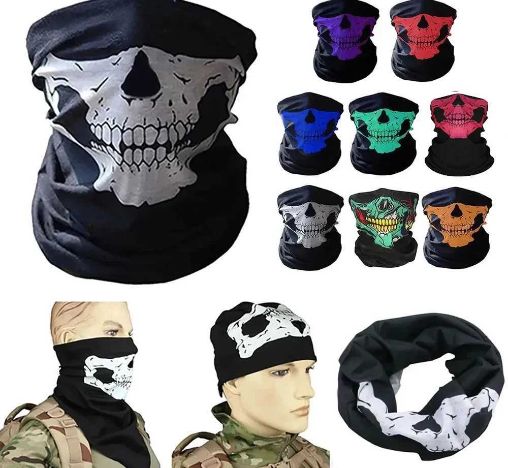 1PC Breathable Mask Skull Mask Seamless Balaclava Hat Headwear ScarfHalloween Cycling Face Mask S251110