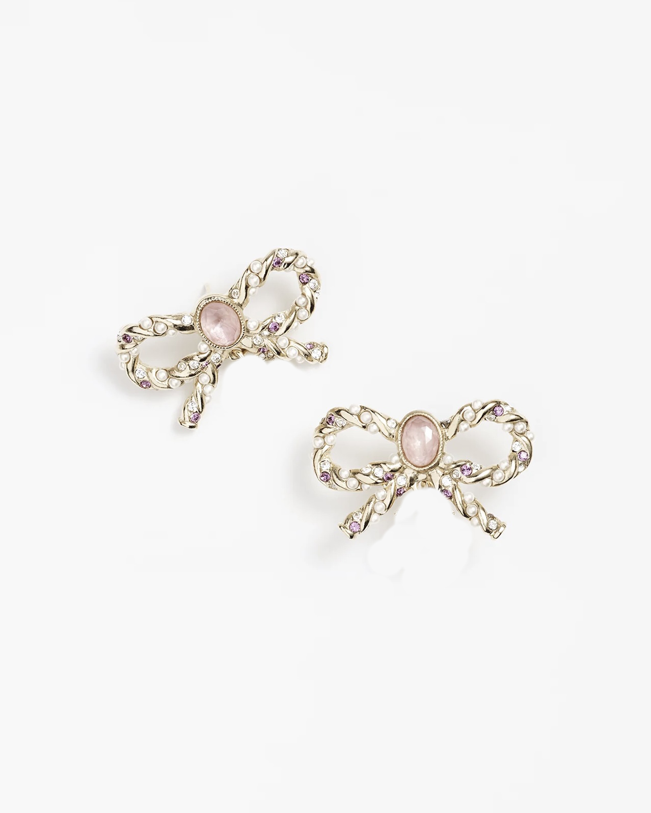 Silver Luxury Brand Designers Stud Geometric Famous Women Round Crystal Rhinestone Pearl Earring Wedding White Pendant Earring Diamond