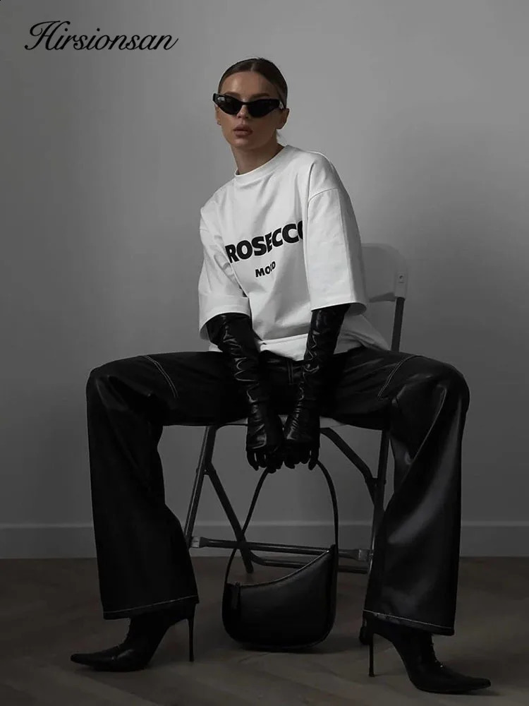 Hirsionsan NO COMMENT Letter Graphic Printed T Shirt Women Summer Oversize Female Clothing Elegant O Neck Cotton Lady Tops Y2k 250410
