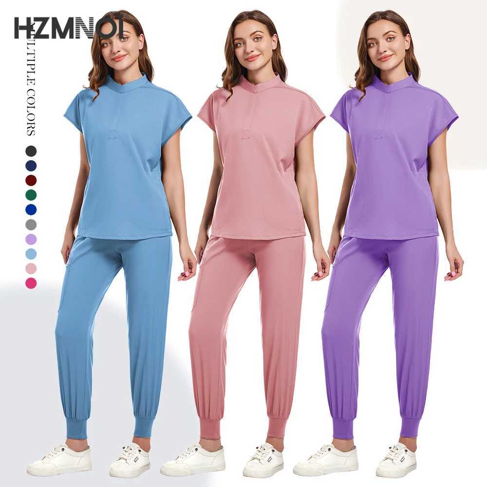 High Quty Medical Women Scrubs Sets Hospital Surgery Dental Clinic Beauty Spa Sn Lab Workwear Clothes Nurses Accessories X250410