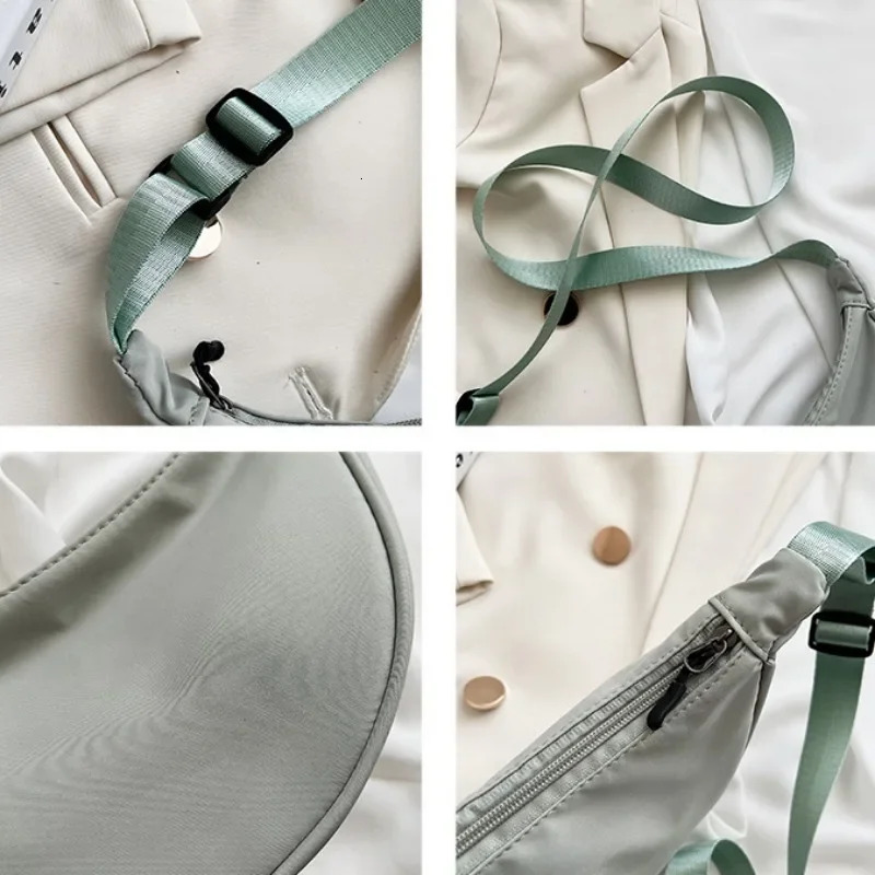 Upgraded Version Crossbody Bag Trendy Dumpling Lightweight Small Body Underarm Single Shoulder Canvas 251110